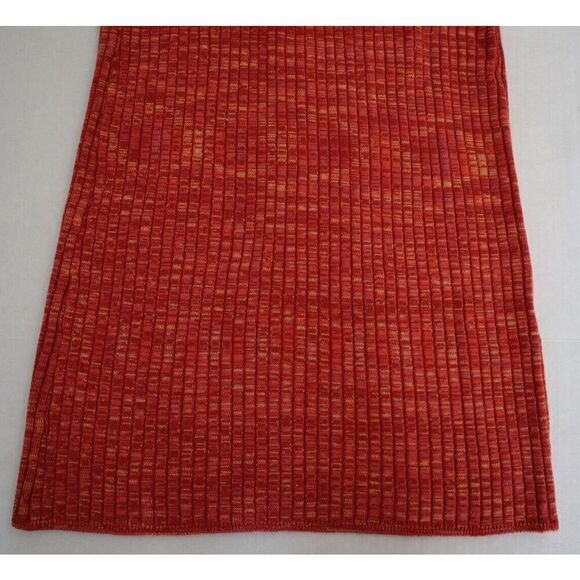 One Grey Day 50OGD811 Women's Sz M Red L/S Ribbed Button Down Sweater Dress - Picture 6 of 6